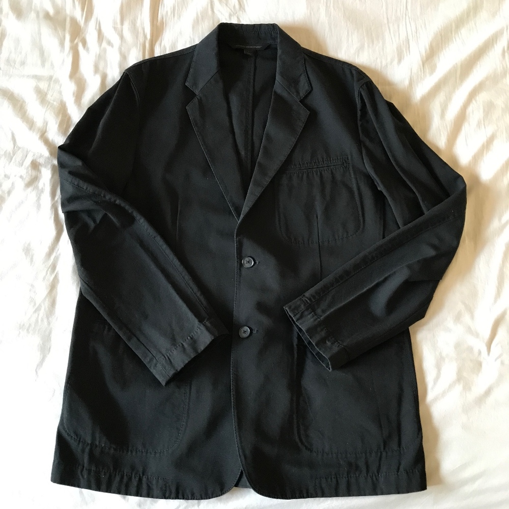 EXPRESS Men's Black Cotton Blazer Size Large